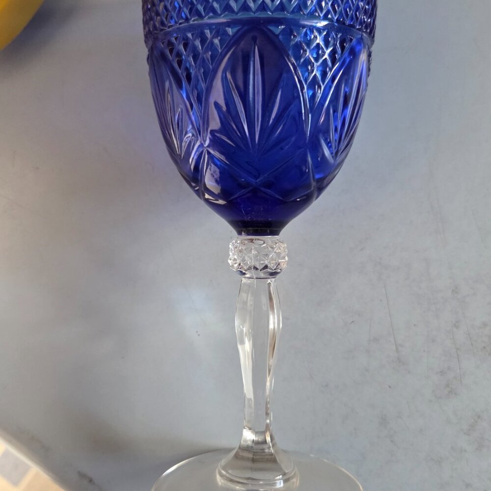 Blue Drinking Glasses (set of 4)